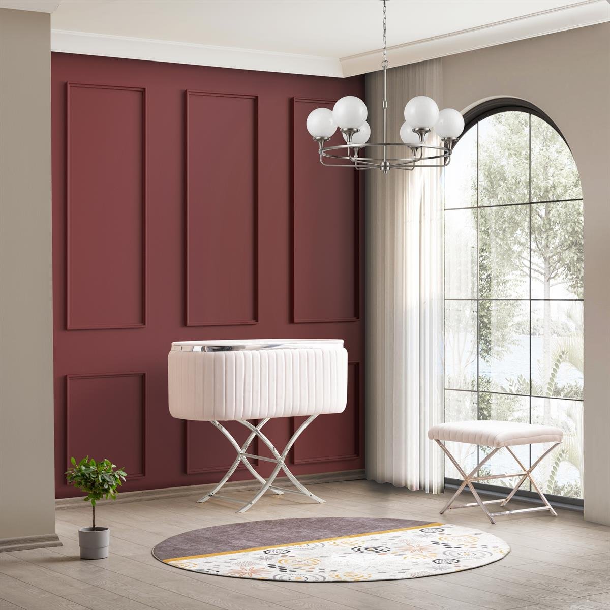 Patut bebelusi cu balansoar: Akasya white