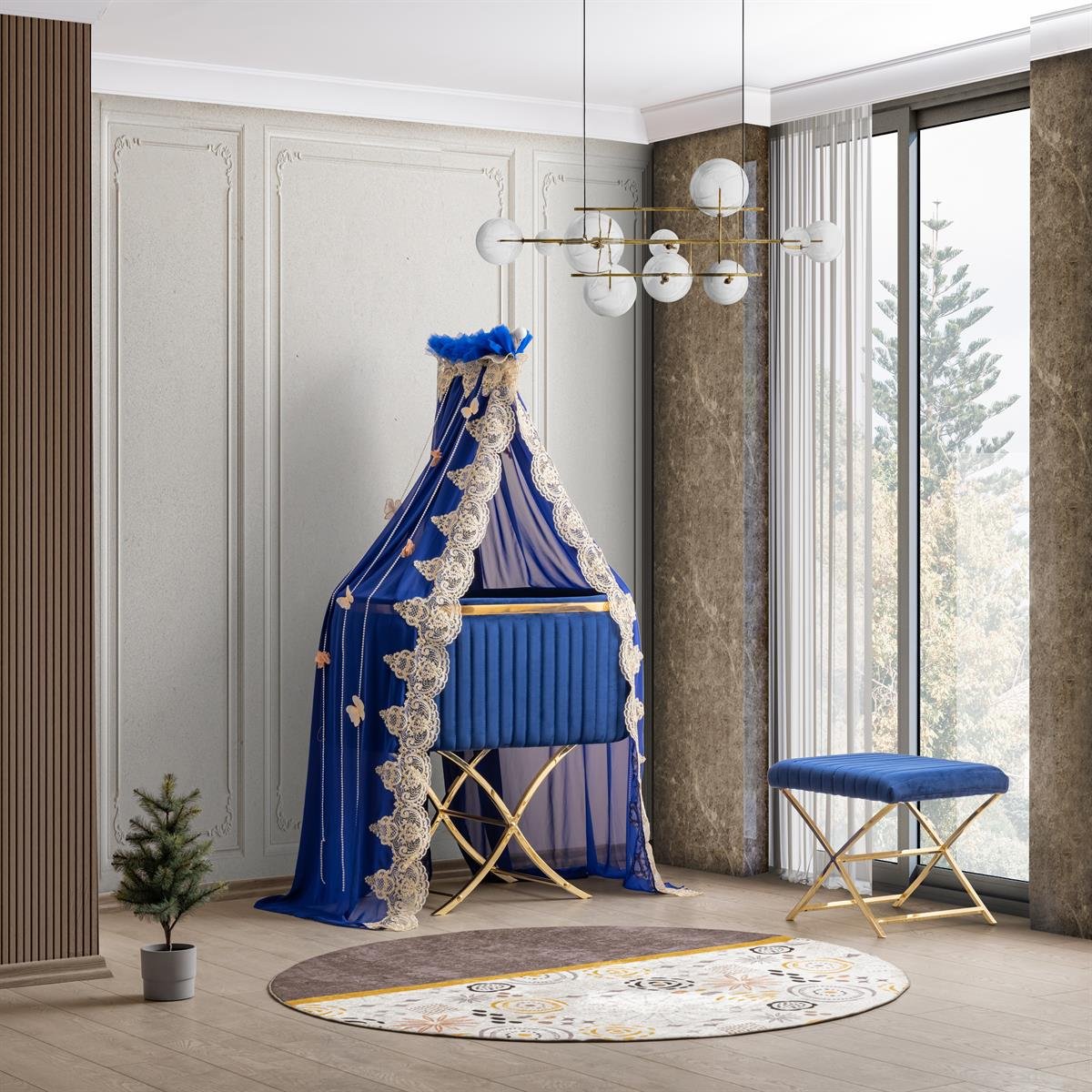 Patut bebelusi cu balansoar: Akasya