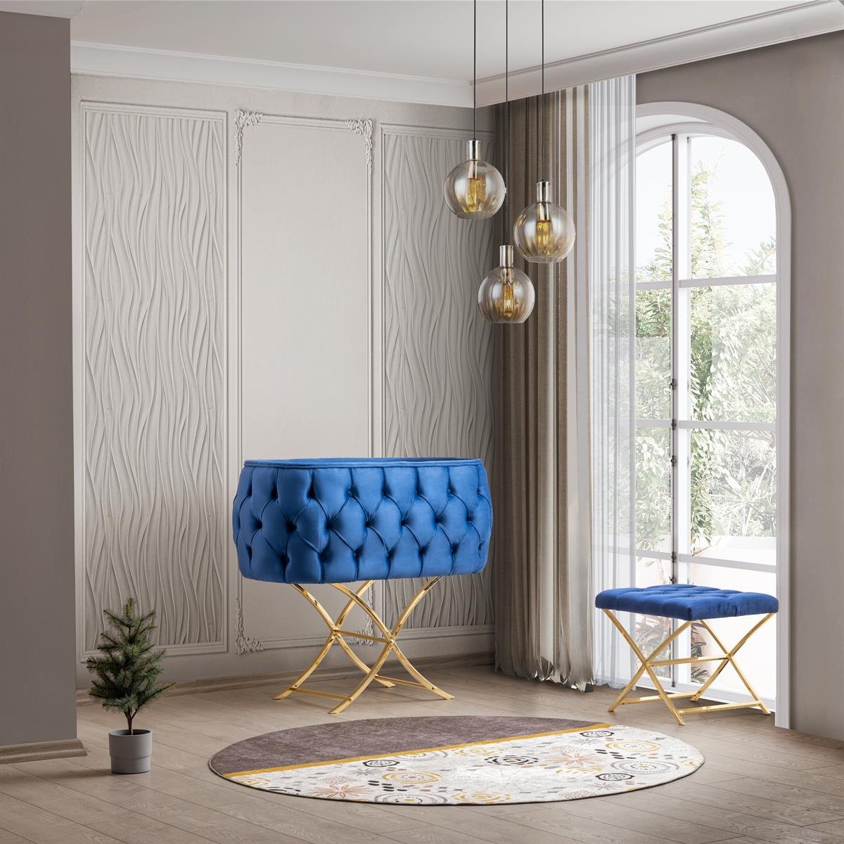 Patut bebelusi cu balansoar: Kardelen navy