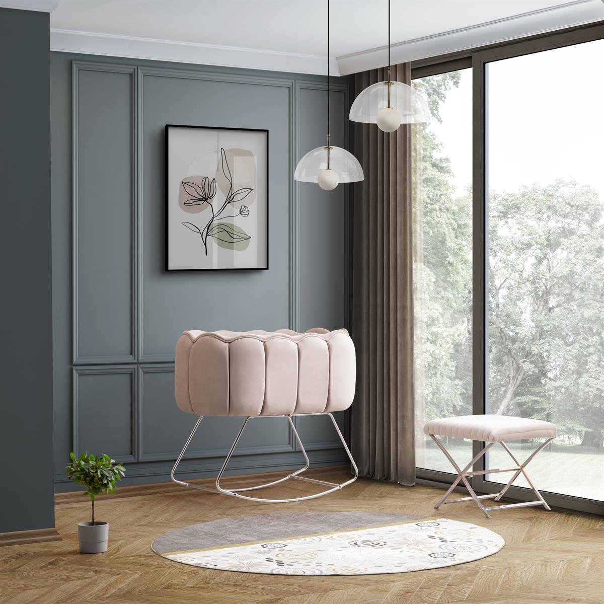 Patut bebelusi cu balansoar: Papatya